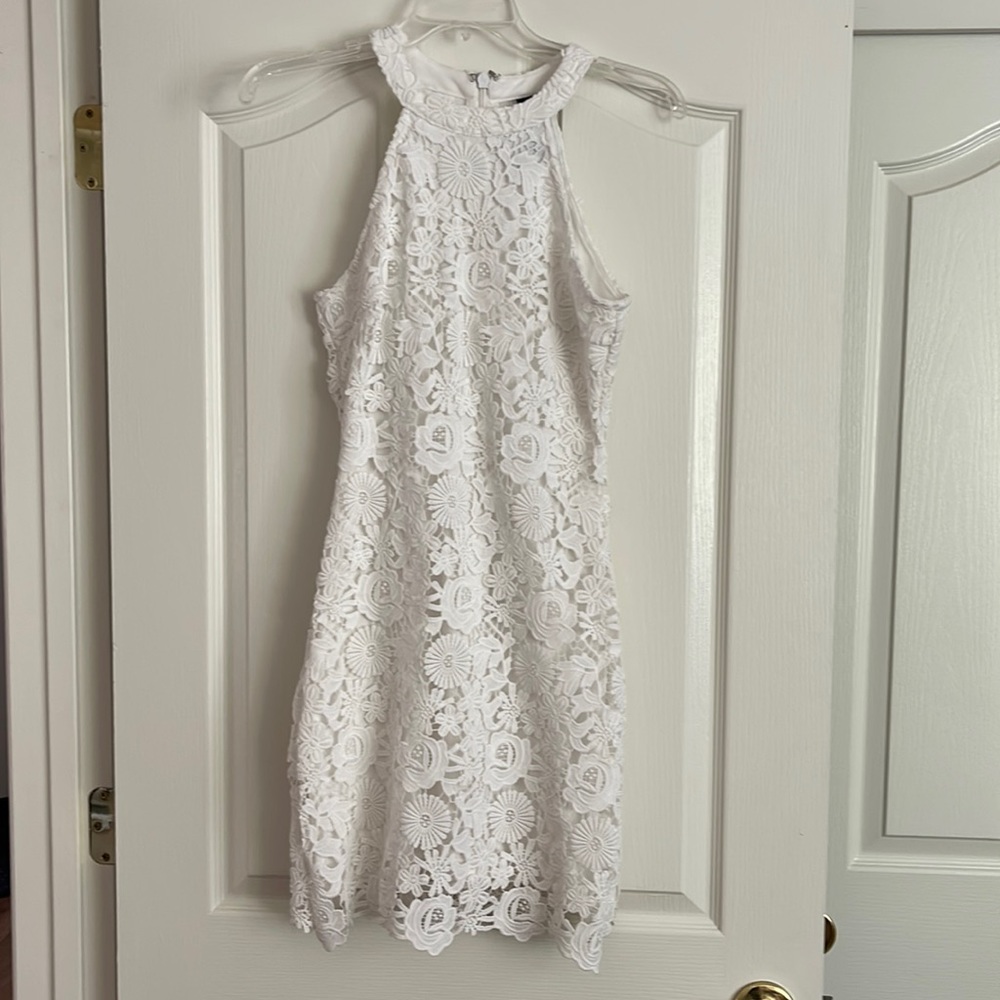 White lulus dress. Size small